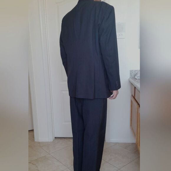 Towncraft 35% Worsted Wool blend pantsuit - Picture 2 of 16